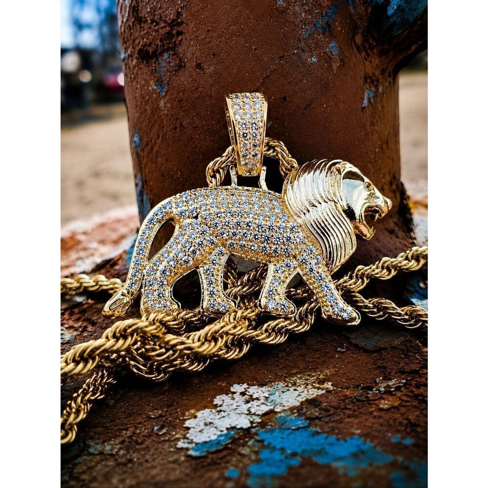 King of the Jungle Lion Necklace